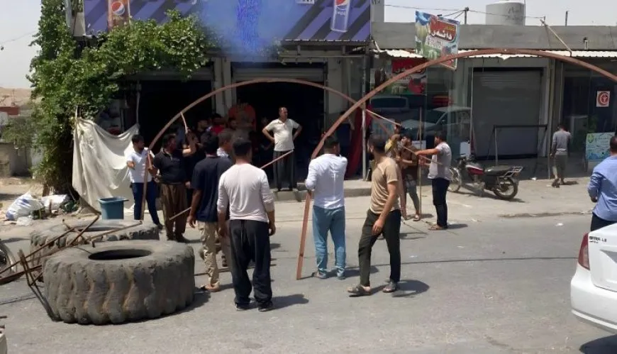 Roads closed in Hawler over services shortages