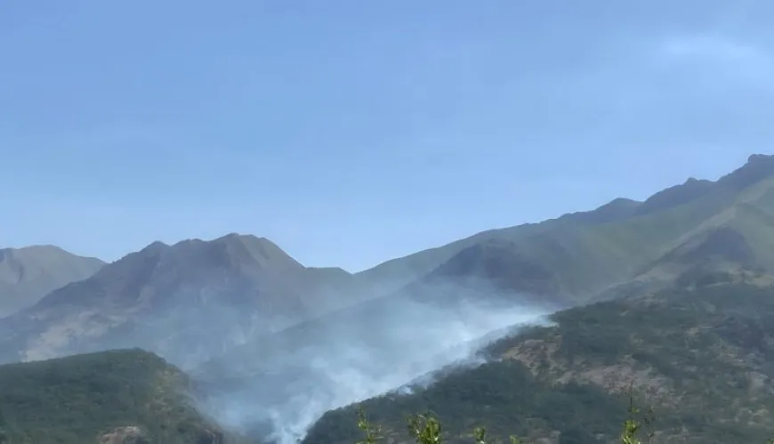 Turkish occupation bombing sparks massive fires in S. Kurdistan