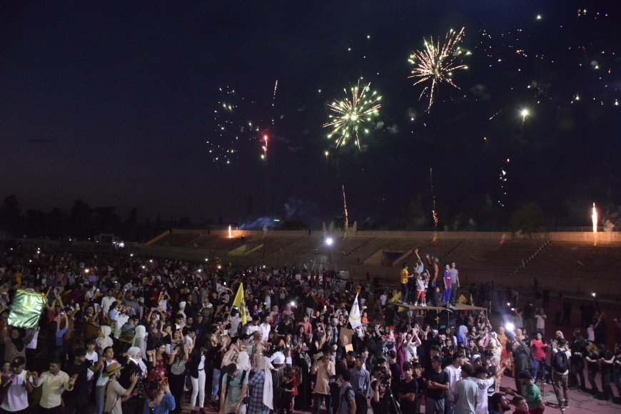  People of Qamishlo  emphasize struggle to achieve goals of July 19 revolution