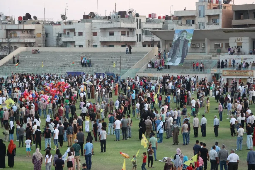  People of Qamishlo  emphasize struggle to achieve goals of July 19 revolution