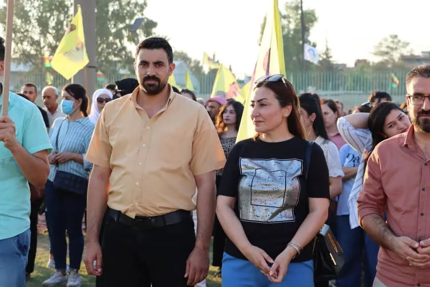 Citizens of NE Syria celebrate July 19 Revolution