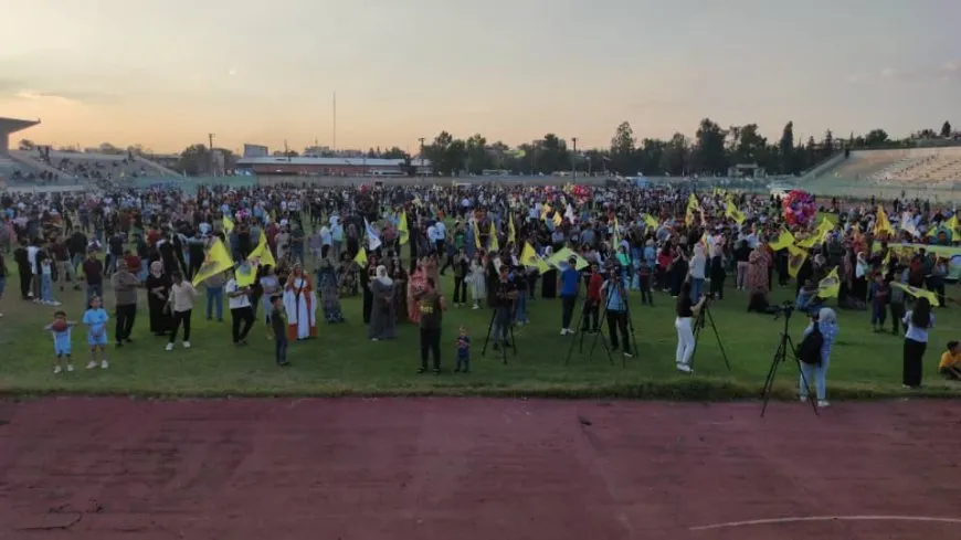 Citizens of NE Syria celebrate July 19 Revolution