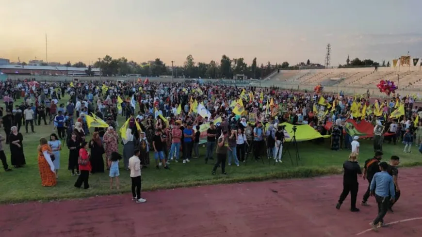 Citizens of NE Syria celebrate July 19 Revolution
