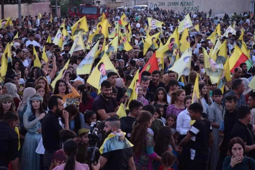 Citizens of NE Syria celebrate July 19 Revolution