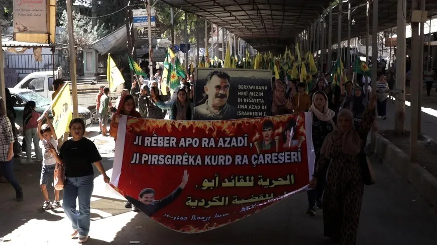 Darbasiya residents denounce isolation policies during demonstration