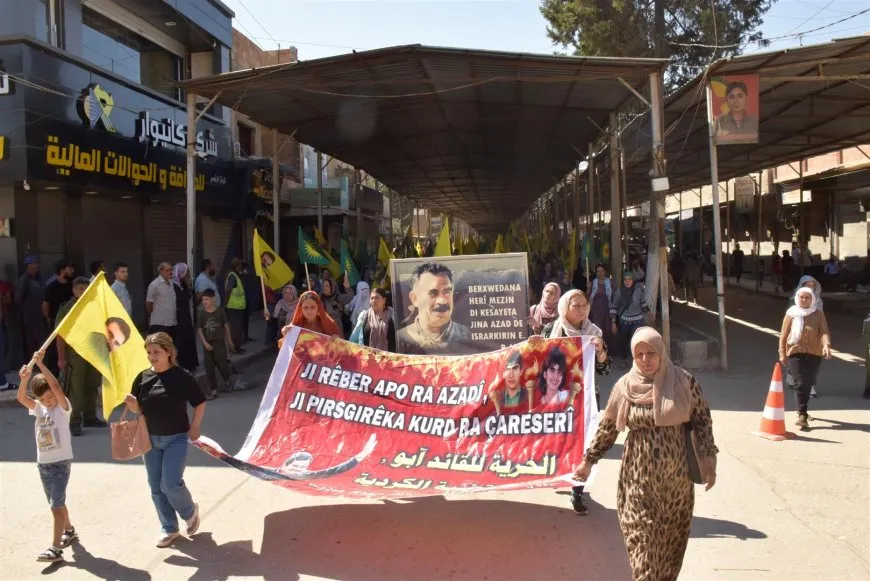 Darbasiya residents denounce isolation policies during demonstration