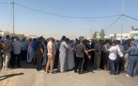 Closure of main road in Hawler again in protest against lack of services