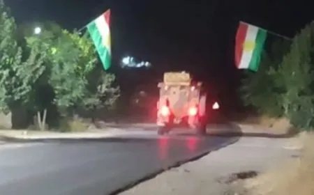 Entry of Turkish occupation's military convoy into Southern Kurdistan