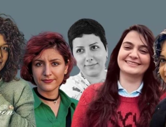 5 Iranian Female Activists sentenced to over 20 years in prison