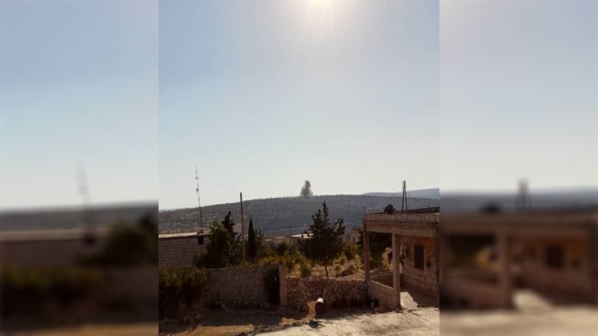 Turkish occupation bombs Sherawa countryside