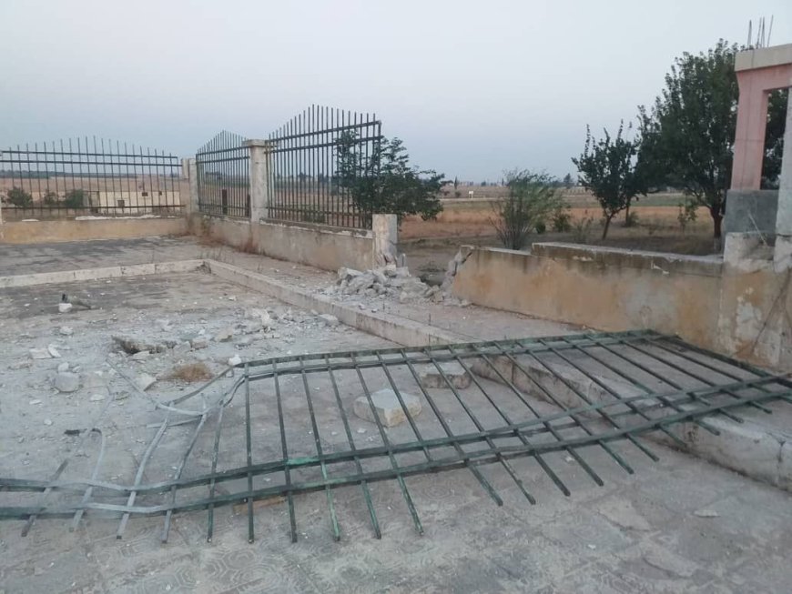 Turkish occupation, its mercenaries target school in Afrin and Shahba Canton