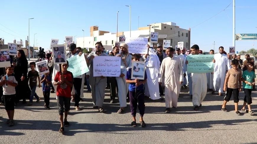 Massive rally in eastern Deir ez-Zor denounces Damascus Forces's massacres