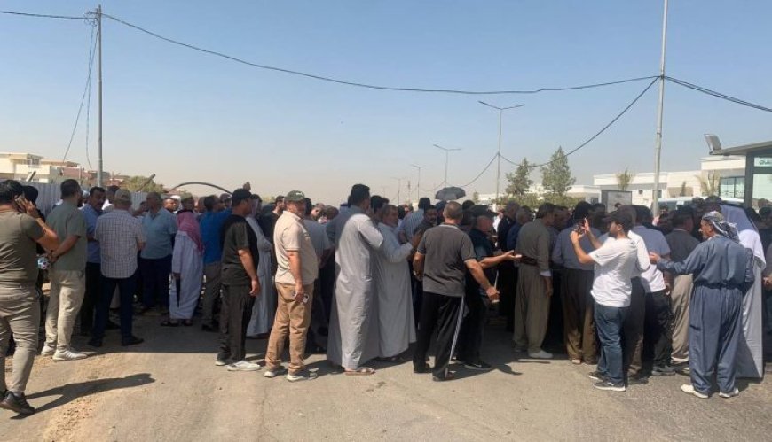 Closure of main road in Hawler again in protest against lack of services