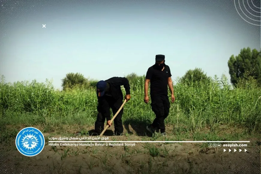 Internal Security Forces remove unexploded shell in Deir ez-Zor