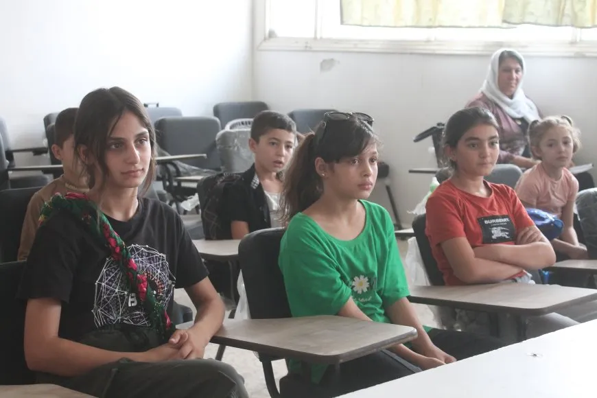 Illustrated biography of Leader Ocalan read to martyrs' children