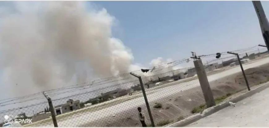 Bombing targets vicinity of Abu al-Zindin crossing