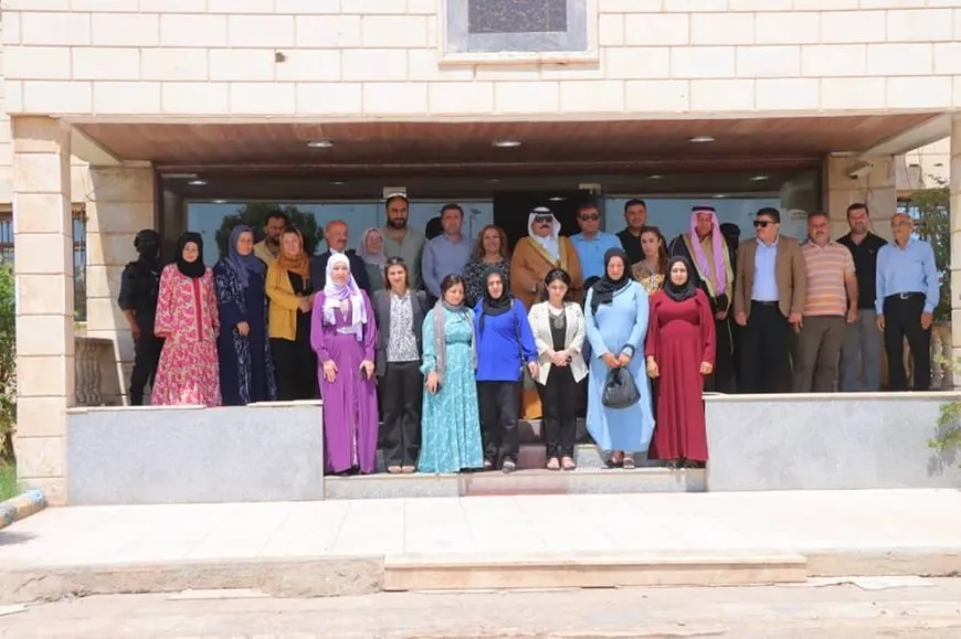 Notables, Executive Council in al-Jazira express their support Deir-ez-Zor people with a visit