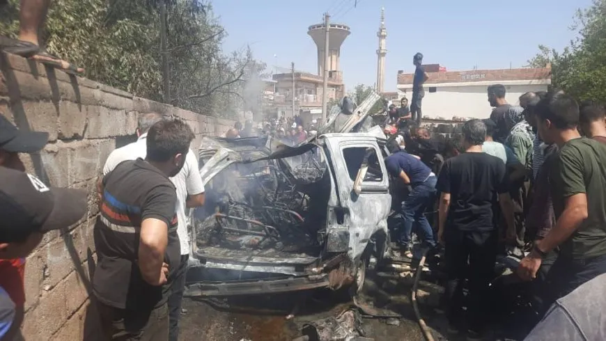Car targeted next to post and telecommunications center in Qamishlo