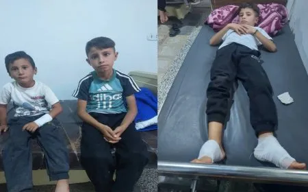 3 children of IDPs in Afrin injured in landmine blast