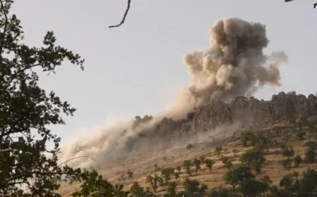 Turkish occupation warplanes bomb countryside of Amadiya