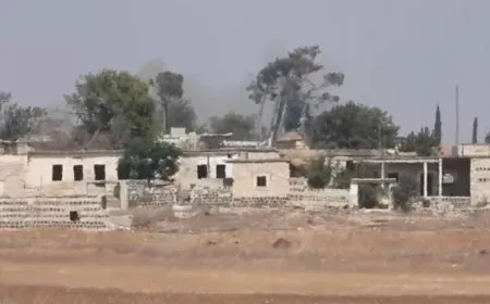 Turkish occupation bombs Shara countryside