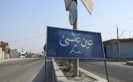 unidentified young man's body found in Ain Issa town