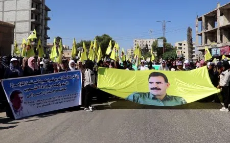 Raqqa residents condemn torture and extermination regime against leader Ocalan