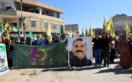 Mass demonstration against torture and extermination in Imrali Island