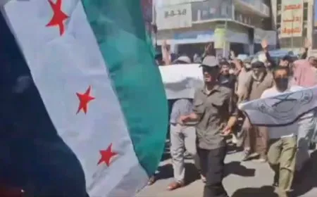 New protest in al-Atarib against Turkey's policies, Its mercenaries 