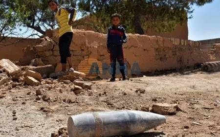 Child injured in remnants' explosion of Turkish occupation shelling on Tal Tamr
