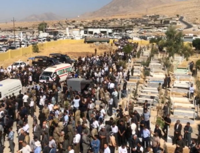 Martyrs of Turkish bombardment in S. Kurdistan laid to rest