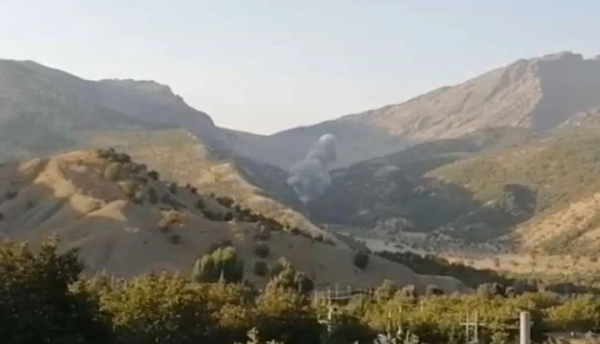 Turkish occupation bombs villages in Qandil, S. Kurdistan