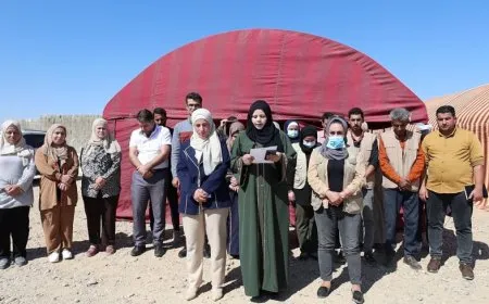 Opening of a shelter center in Raqqa for arrivals from Lebanon