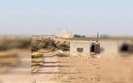 Ground shelling by Turkish occupation on villages in rural Manbij