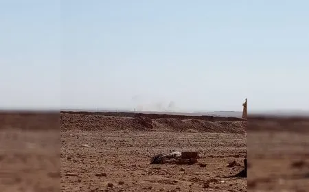 Turkish occupation bombes village east of Ain Issa