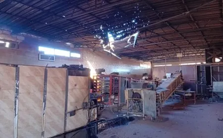 Turkish occupation bombs automated bakery in Amuda