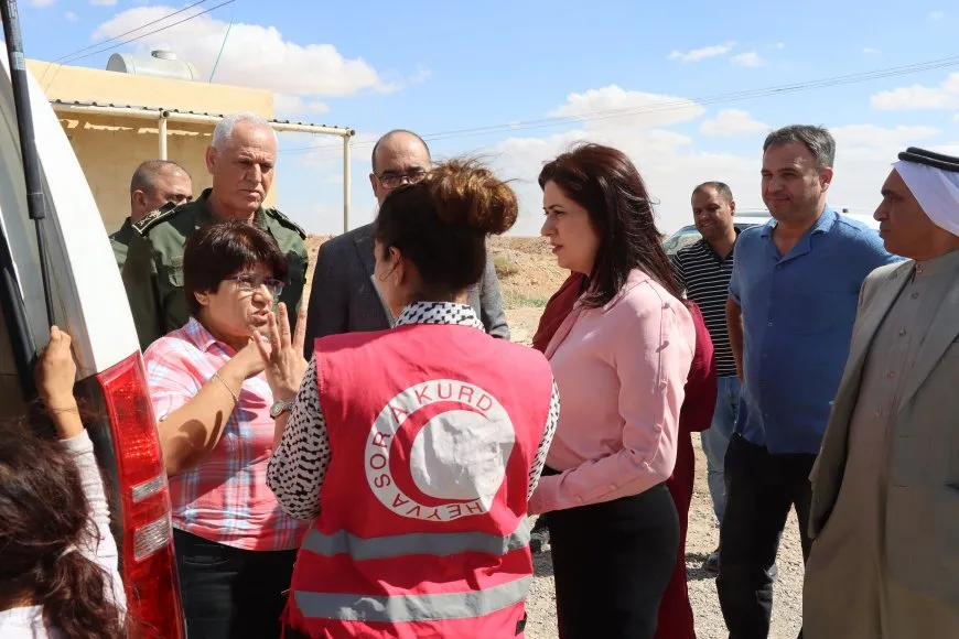 Executive Council of NE Syria follows up on receiving Arrivals from Lebanon