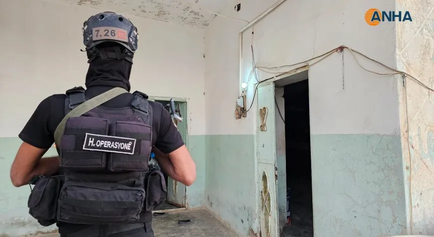 ANHA camera captures footage of Security Forces's campaign