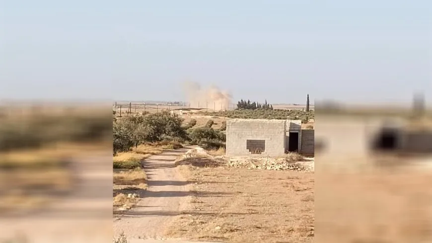 Ground shelling by Turkish occupation on villages in rural Manbij