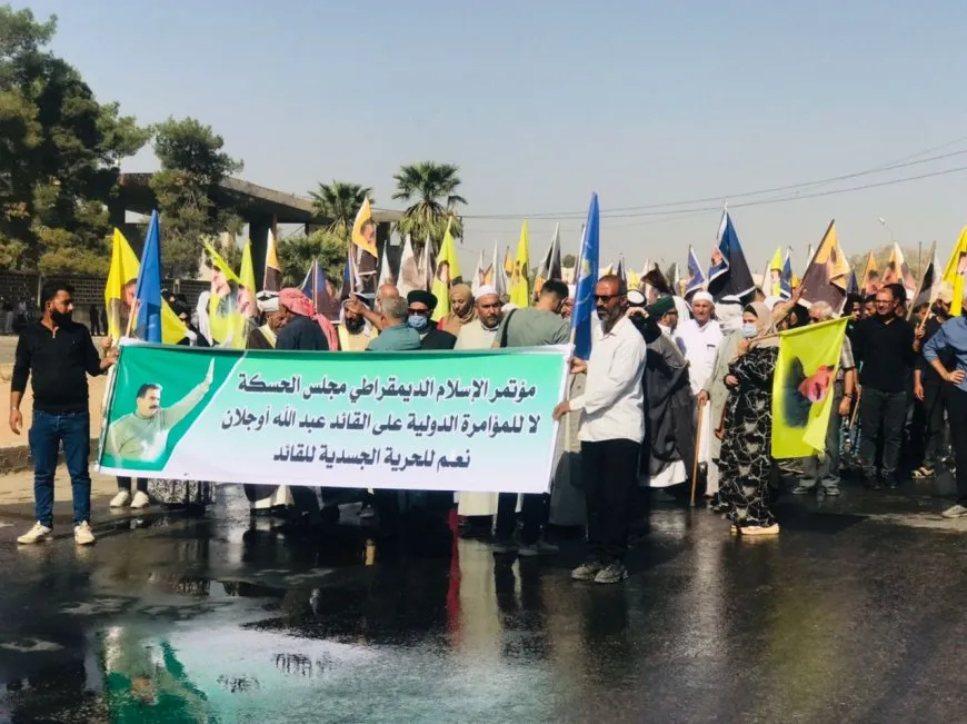 Massive march in Hasaka on 26th anniversary of conspiracy 
