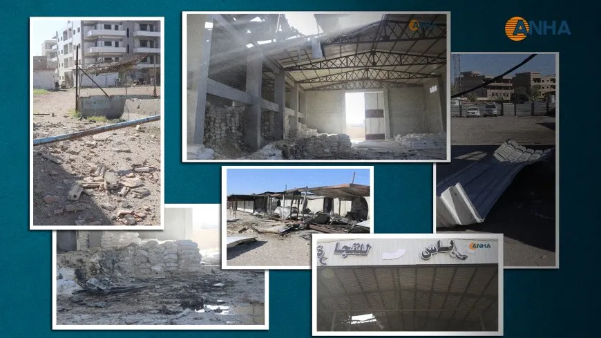 Impact of attacks on 6 centers in Qamishlo
