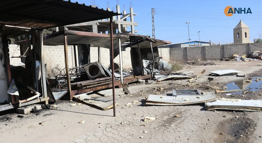 Impact of attacks on 6 centers in Qamishlo