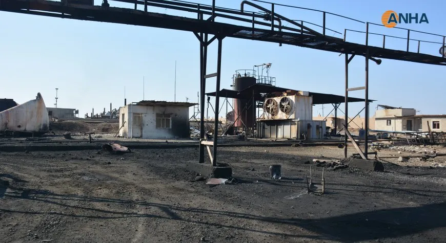 Massive destruction in al-Suwaydiyah Station due to Turkish occupation bombing