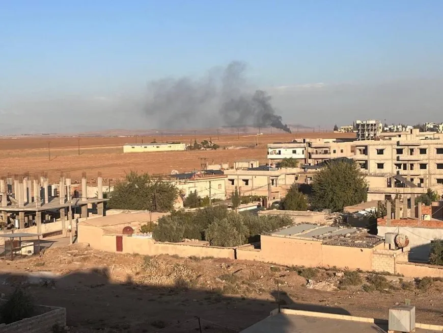 Turkish occupation army bombs rural Girkê Legê