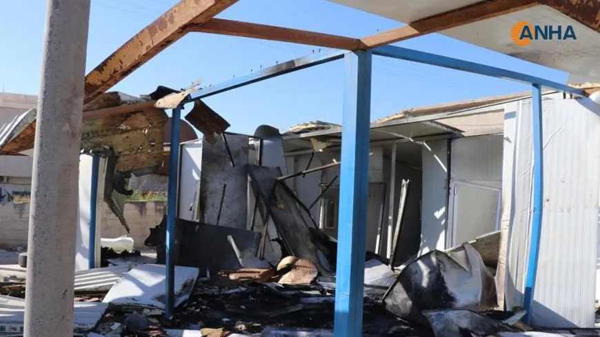 Damage from Turkish shelling on Kobani’s service facilities