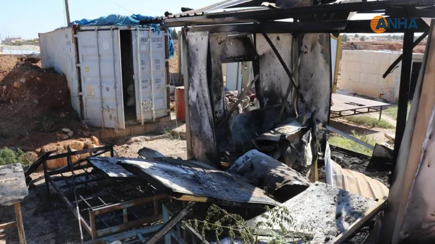 Damage from Turkish shelling on Kobani’s service facilities