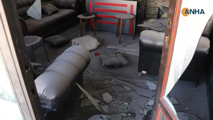 Damage from Turkish shelling on Kobani’s service facilities