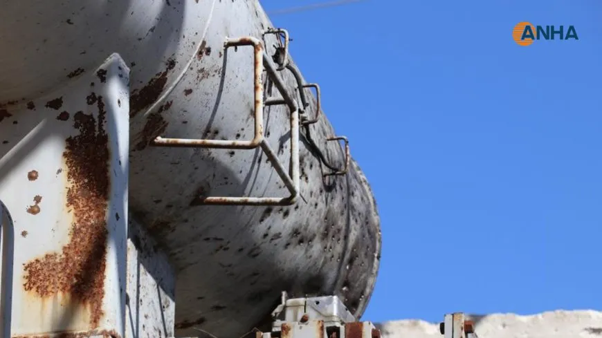 Damage from Turkish shelling on Kobani’s service facilities