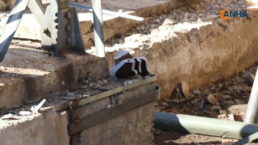 Damage from Turkish shelling on Kobani’s service facilities