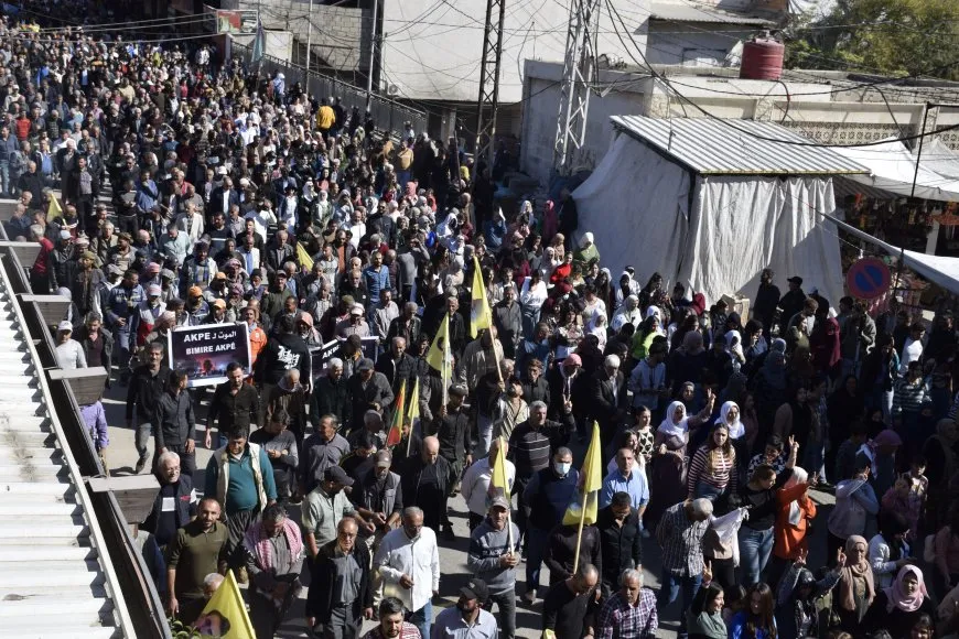 Rallies denounce Turkish attacks on NE Syria